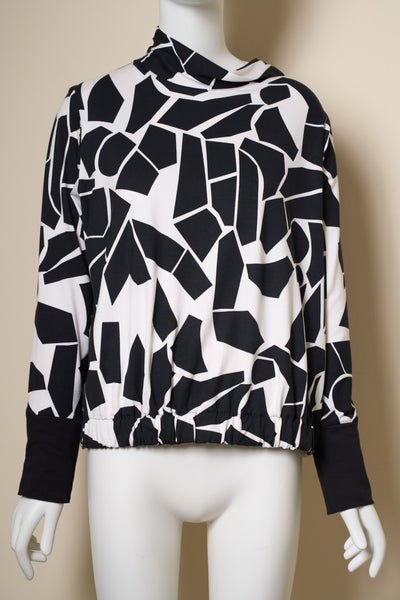 Elegantes Blusenshirt mit grafischem Druck