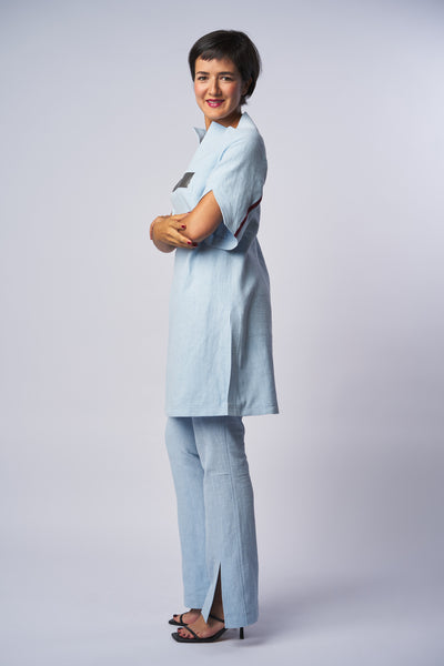 Leinenkleid LOTTA bleu