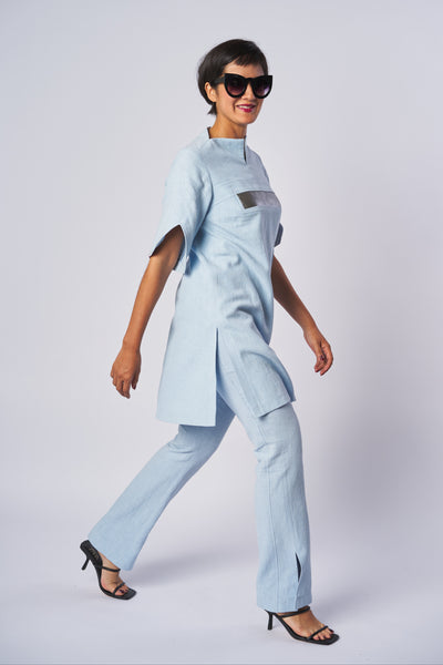 Leinenkleid LOTTA bleu