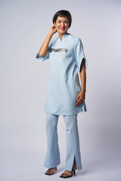 Leinenkleid LOTTA bleu
