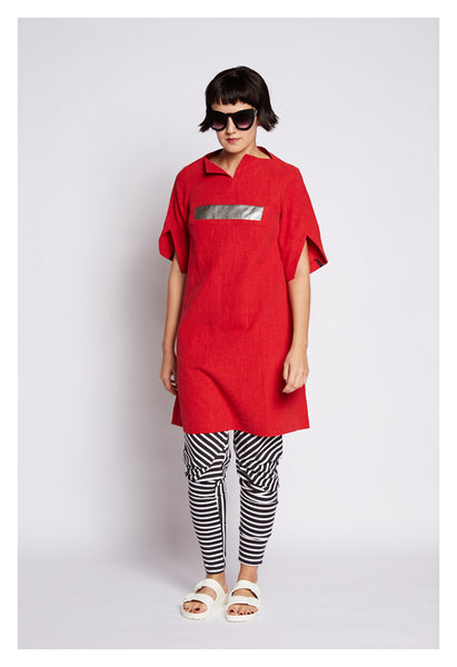 Leinenkleid LOTTA rot