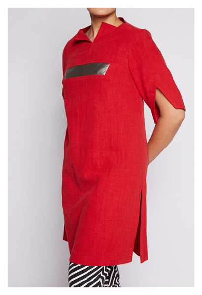 Leinenkleid LOTTA rot