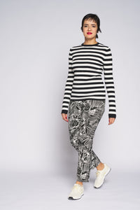 Bedruckte Hose NORA Baumwolle